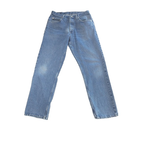 Wrangler Other - Mens Medium Wash Straight Leg Denim Jeans 100% Cotton 32x31 976T1DR